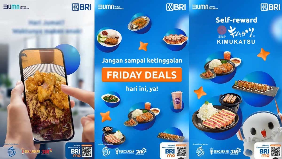 Nikmati Friday Deals di BRImo, Tukar Poinmu untuk Voucher Makan atau Minum Setiap Jumat!