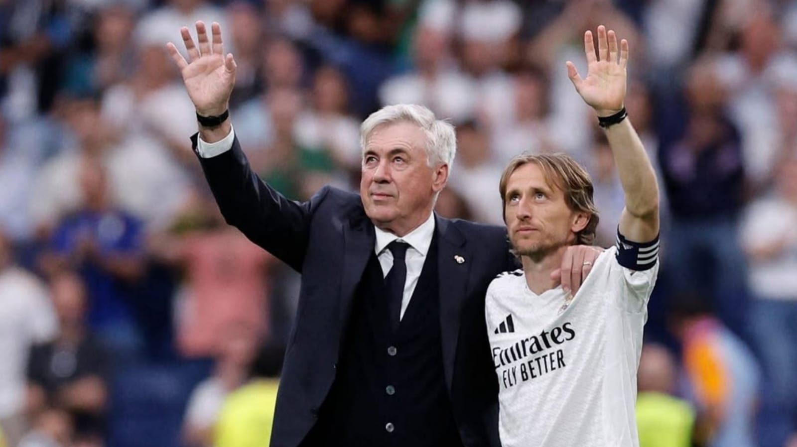 Luka Modric dan Carlo Ancelotti Mengucapkan Selamat Tinggal Kepada Real Madrid