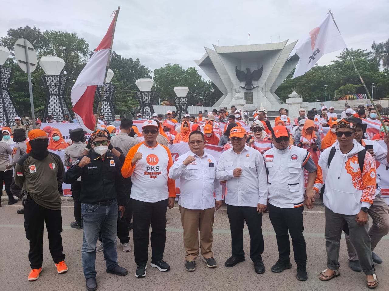Demo DPD PKS, Polisi Klaim Berjalan Aman