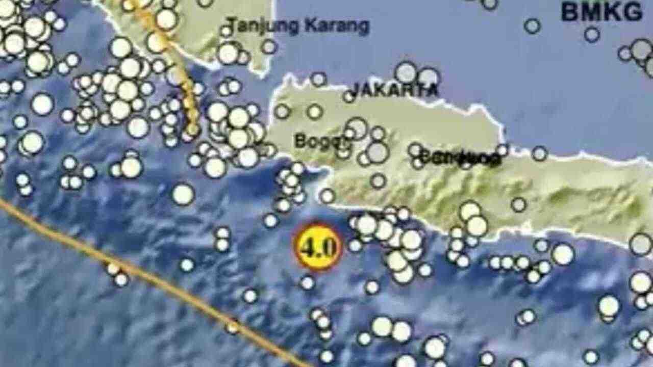 Gempa Magnitudo 4.0 Guncang Sukabumi pada Kedalaman 10 Km, Tak Berpotensi Tsunami