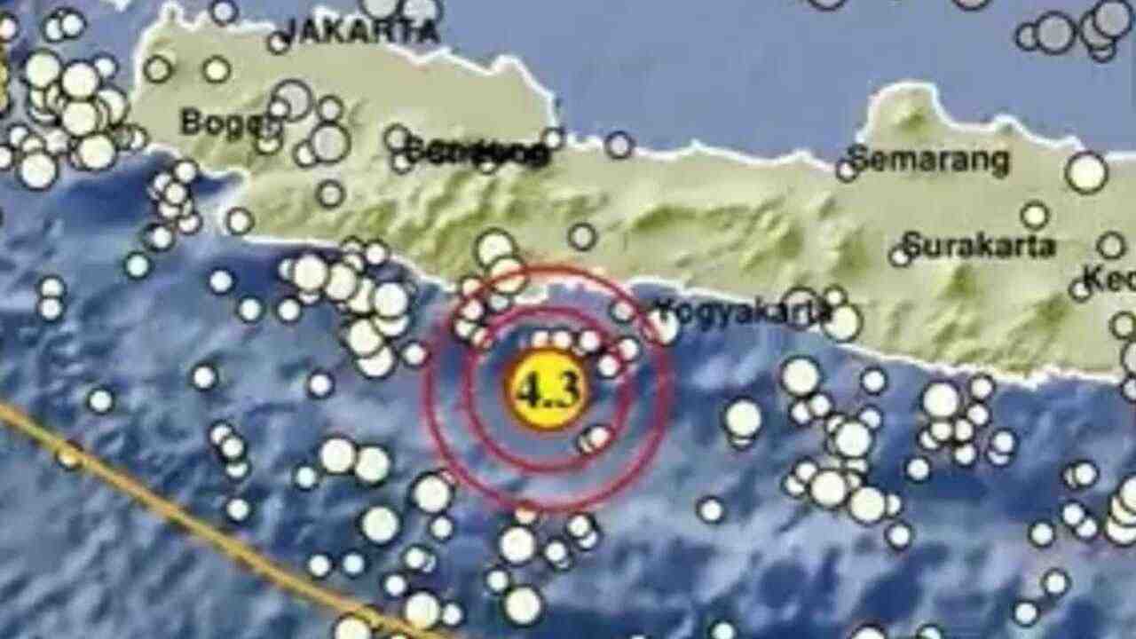 Gempa Magnitudo 4.3 Pagi Ini Guncang Pangandaran pada Kedalaman 45 Km, Tak Berpotensi Tsunami