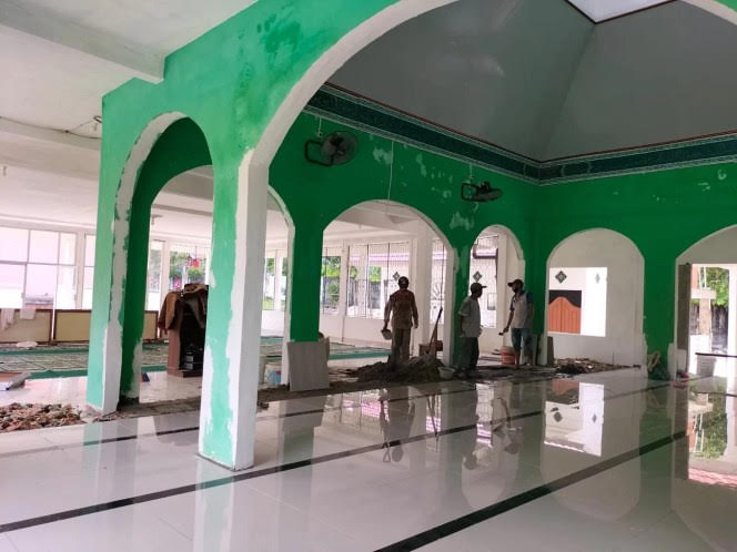Masjid Ar-Rahman SMA Negeri 3 Kota Prabumulih Makin Luas dan Nyaman