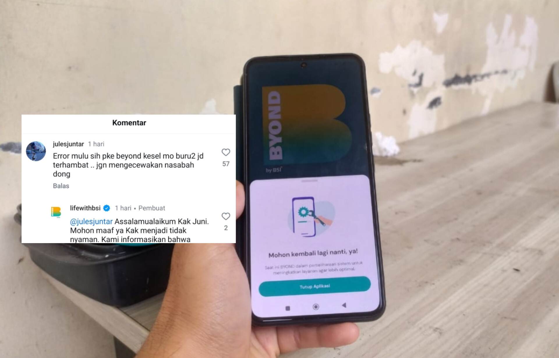 BYOND By BSI Gangguan, Akun Resmi IG Lifewithbsi Diserbu Warganet: Jangan Mengecewakan Nasabah Dong!