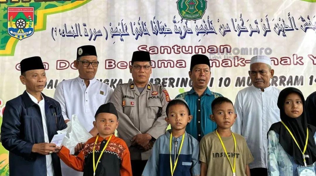 Pejabat Pemkot Lubuk Linggau Apresiasi Santunan Anak Yatim 10 Muharram di Ponpes Al Fatih