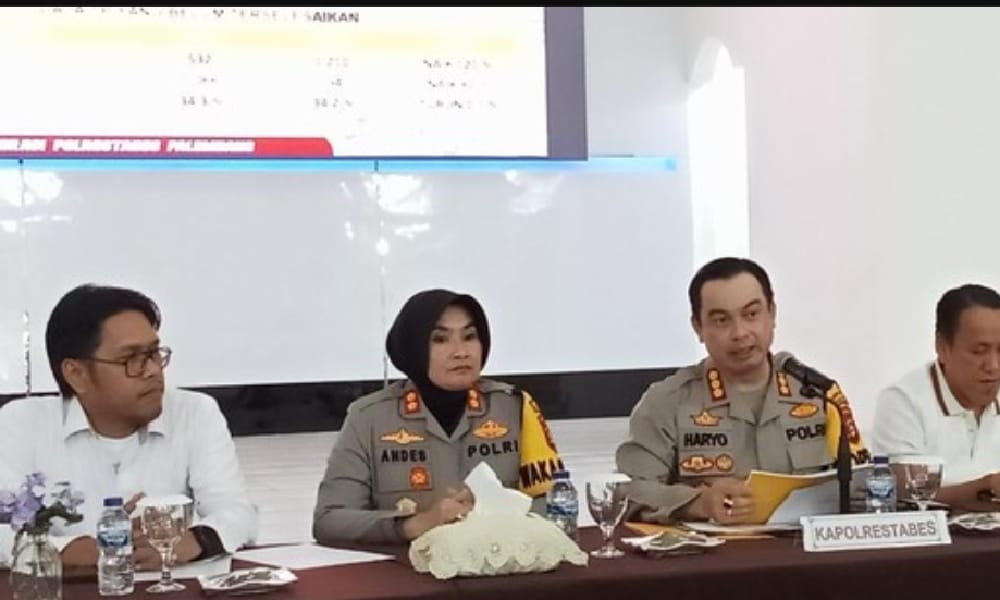 KACAU! Kriminalitas di Palembang 2024 Sangat Tinggi, Curanmor Paling Banyak 