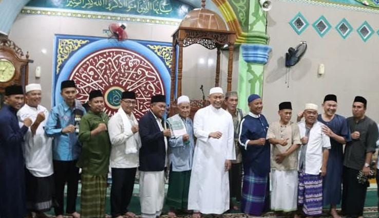 Wali Kota H Rachmat Hidayat dan Jajaran Safari Ramadhan di Masjid Jamik An-Nur