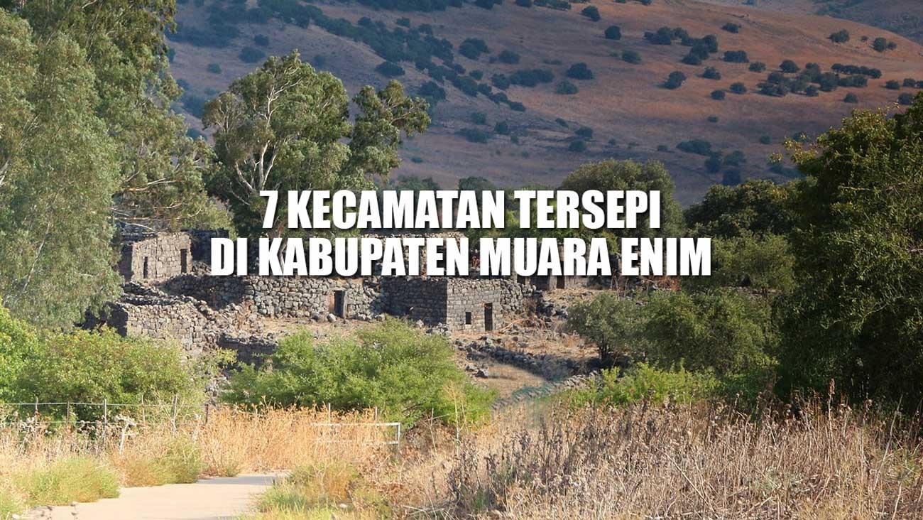 7 Kecamatan Tersepi di Kabupaten Muara Enim, Juara 1 Penduduknya Tak Sampai 8 Ribu Jiwa