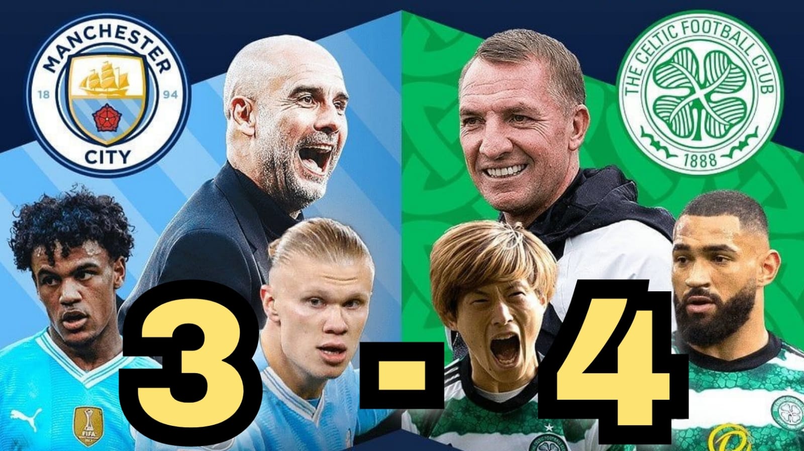 Persiapan Pramusim: Manchester City  Kalah dari Sang Juara Skotlandia, Skornya 4-3