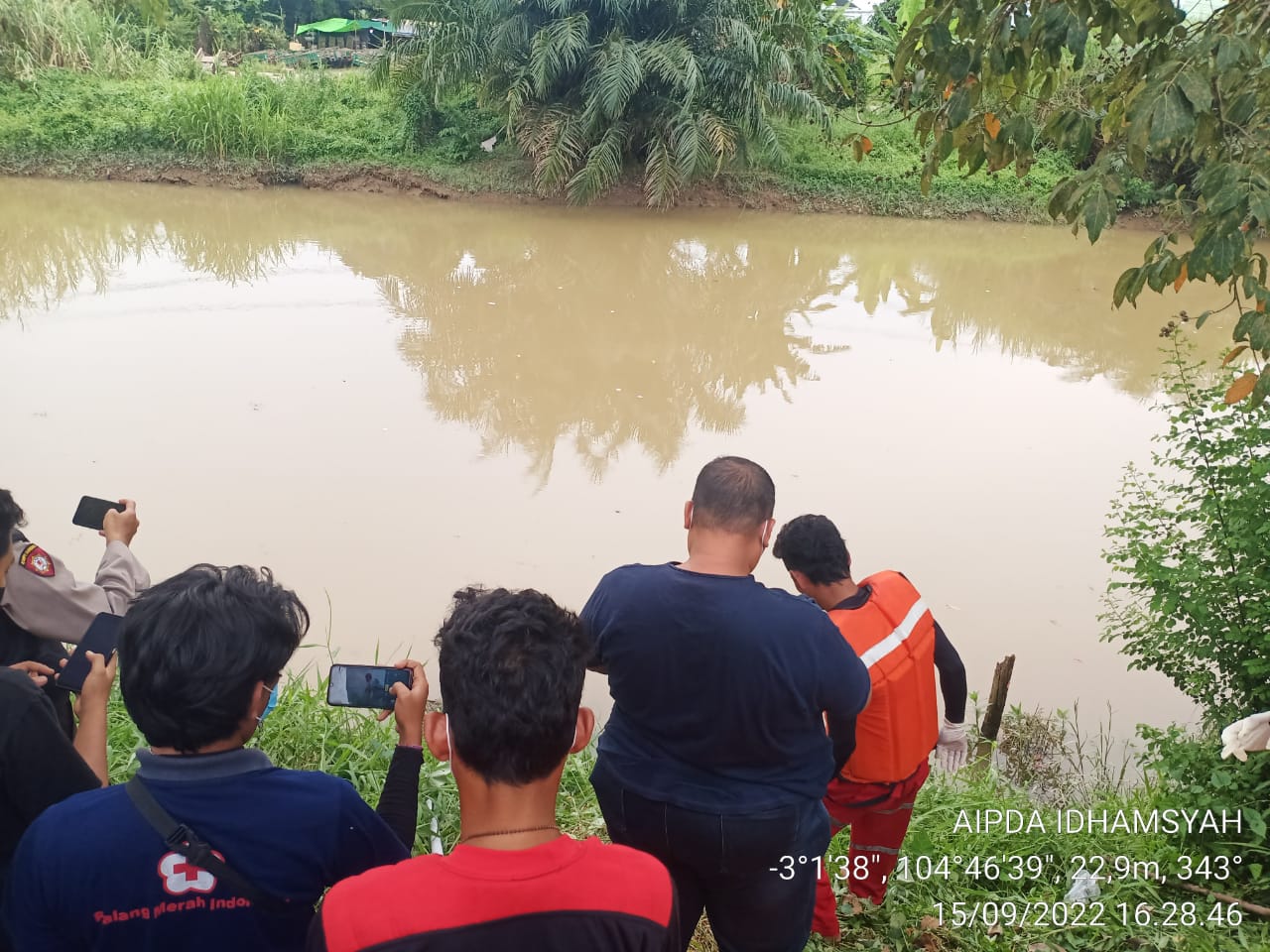 Mayat Mr X Mengapung di Sungai Dekranasda Jakabaring