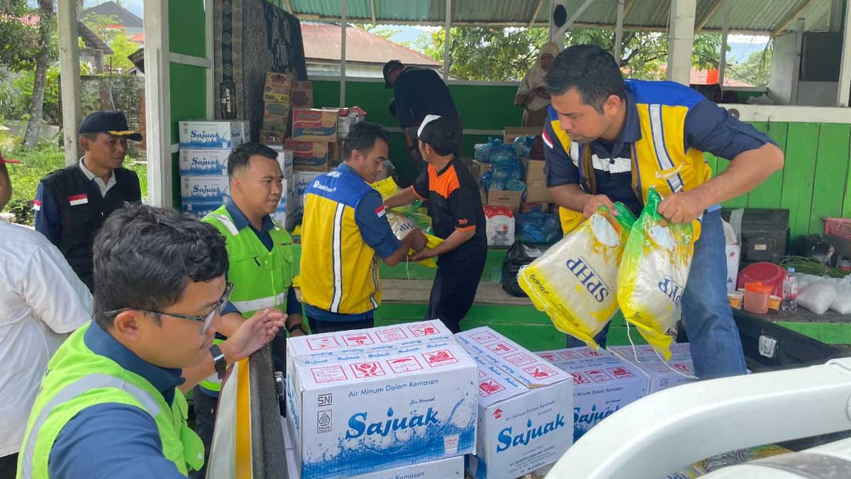 Wujud Kepedulian, PTBA Kirim Bantuan dan Tim Tanggap Bencana ke Wilayah Terdampak Banjir Sumatera