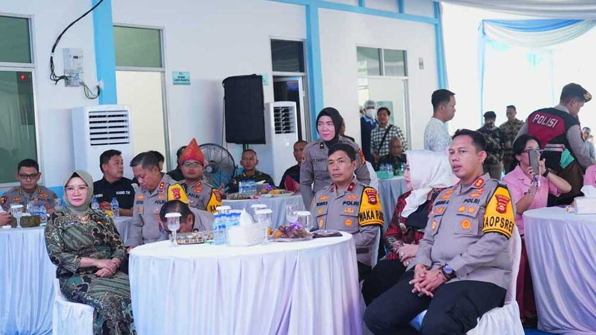 Wakapolda Sumsel Pantau Langsung Groundbreaking SPPG Polres Musi Rawas secara Daring