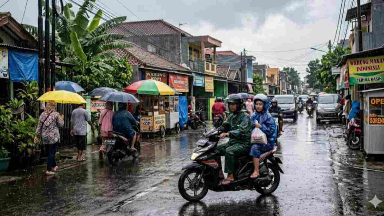 Jangan Lupa Payung! BMKG Prediksi Hujan Dominasi Sumsel Hari Ini