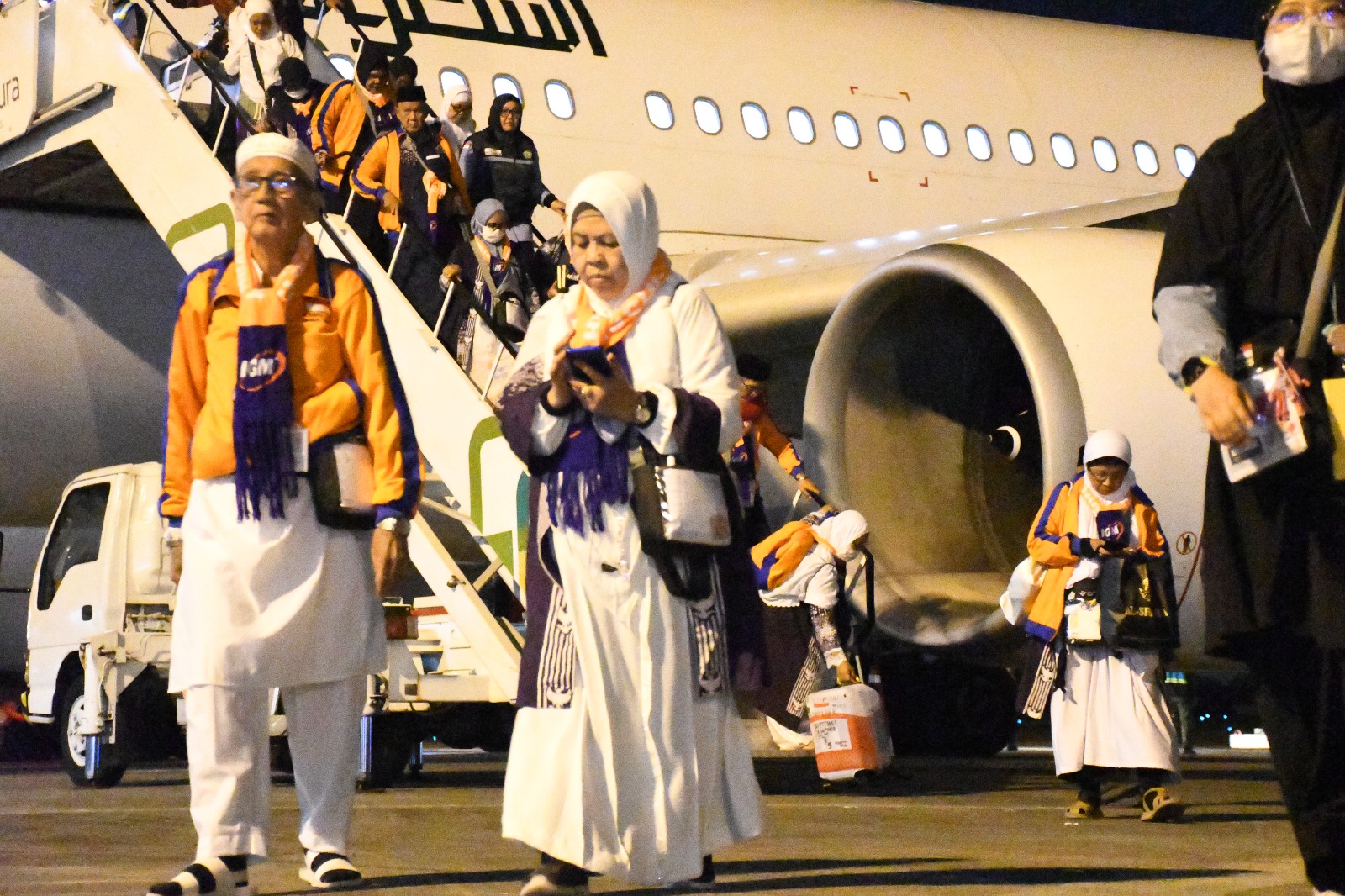 367 Jemaah Haji Kloter 9 Debarkasi Palembang Tiba di Bandara SMB II, Satu Masih Dirawat di Tanah Suci
