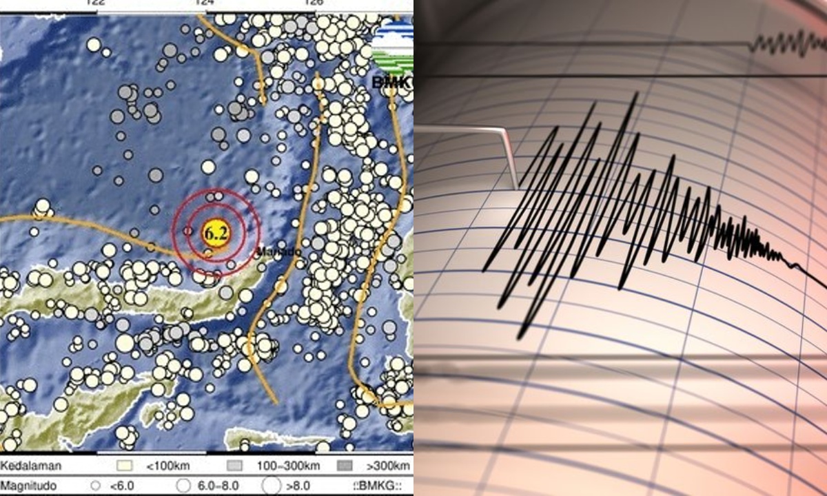 Gempa 6,2 Magnitudo Melanda Manado, Ini Wilayah-Wilayah Terdampak