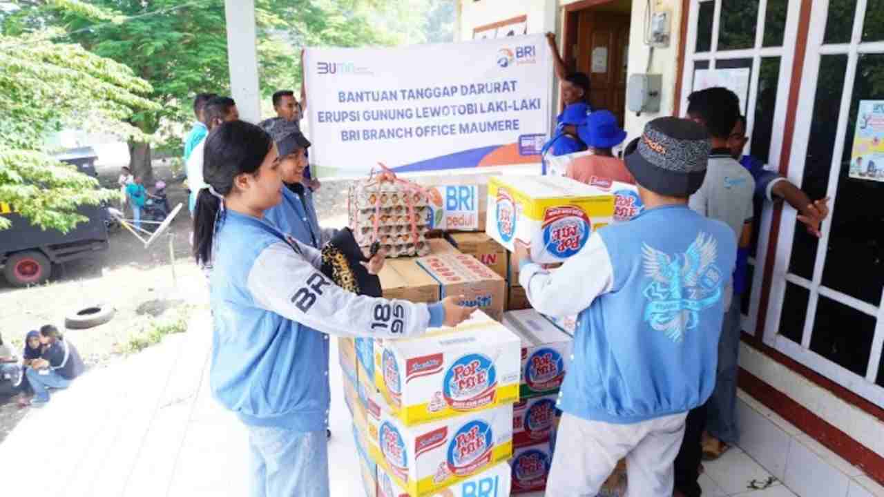 BRI Peduli Gerak Cepat Bantu Korban Terdampak Erupsi Gunung Lewotobi Laki-laki