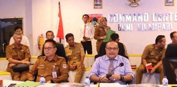 Pemkot Lubuk Linggau Hadiri Peresmian Layanan PBG 10 Jam Via Zoom Meeting