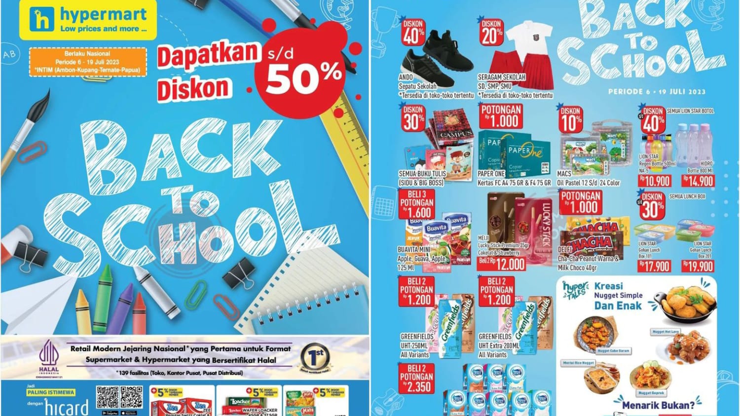 Katalog Promo Hypermart Hingga 19 Juli 2023, Beli Sepatu Sekolah Diskon 40 Persen!