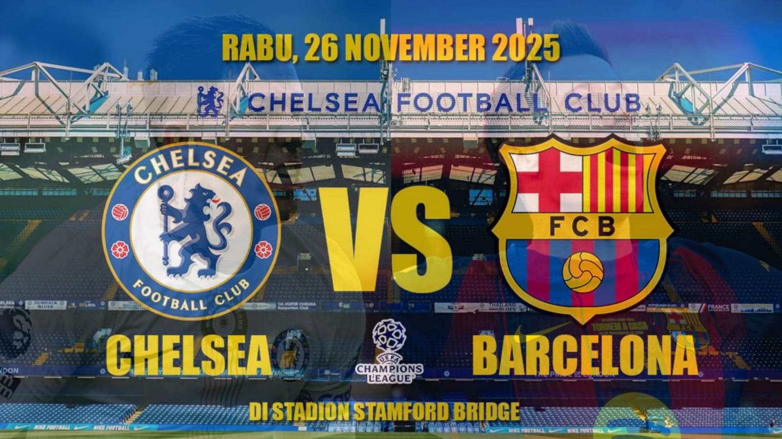 Preview Chelsea vs Barcelona - Duel Sengit Raja Eropa di Liga Champions