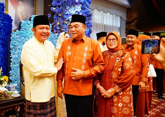 Bupati dan Wabup Muba Pererat Sinergi dengan Pemprov Sumsel di Acara Halal Bihalal