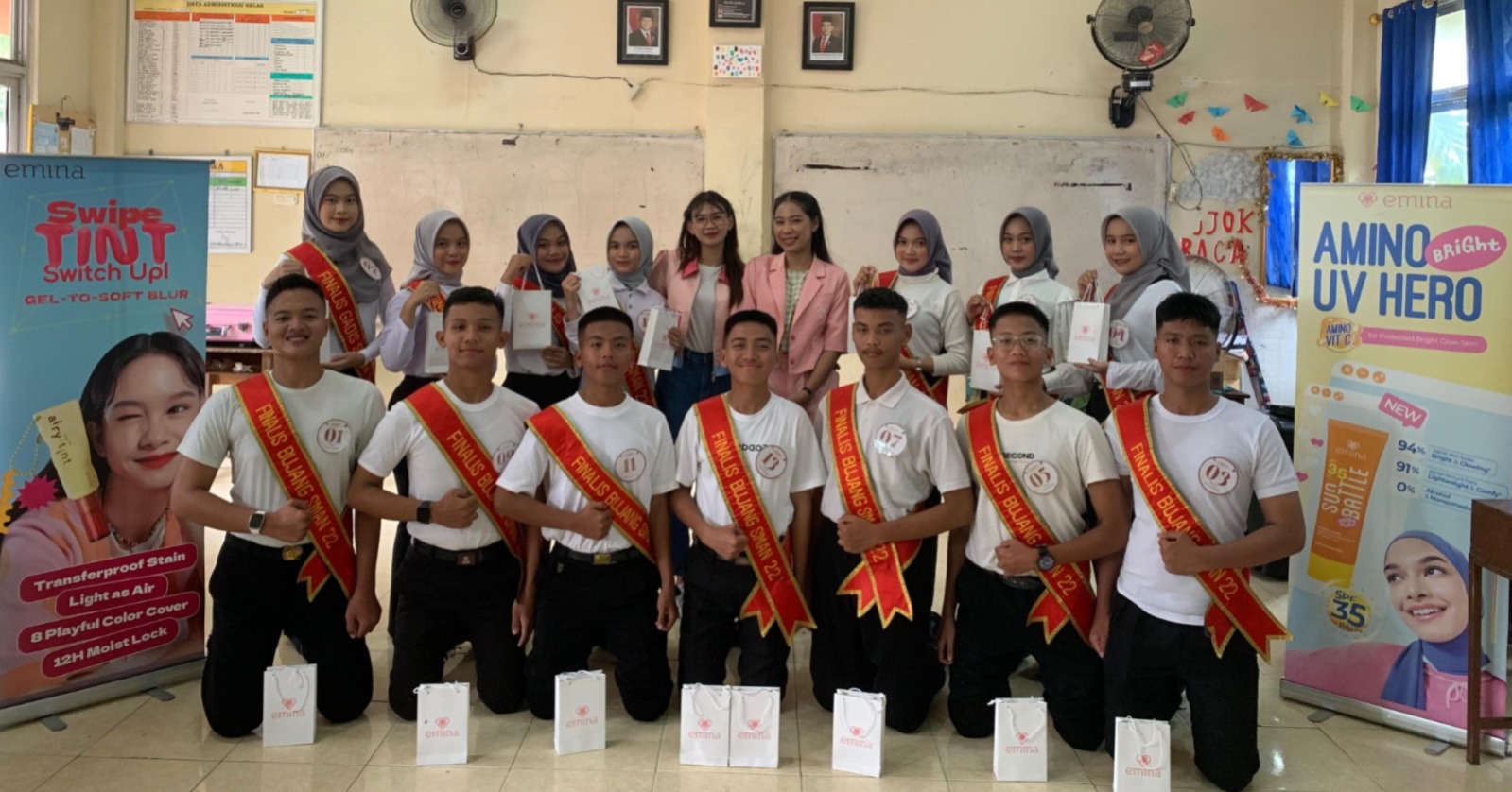 Gelar Beauty and Handsome Class, Emina Cosmetics Kunjungi SMA Negeri 22 Palembang