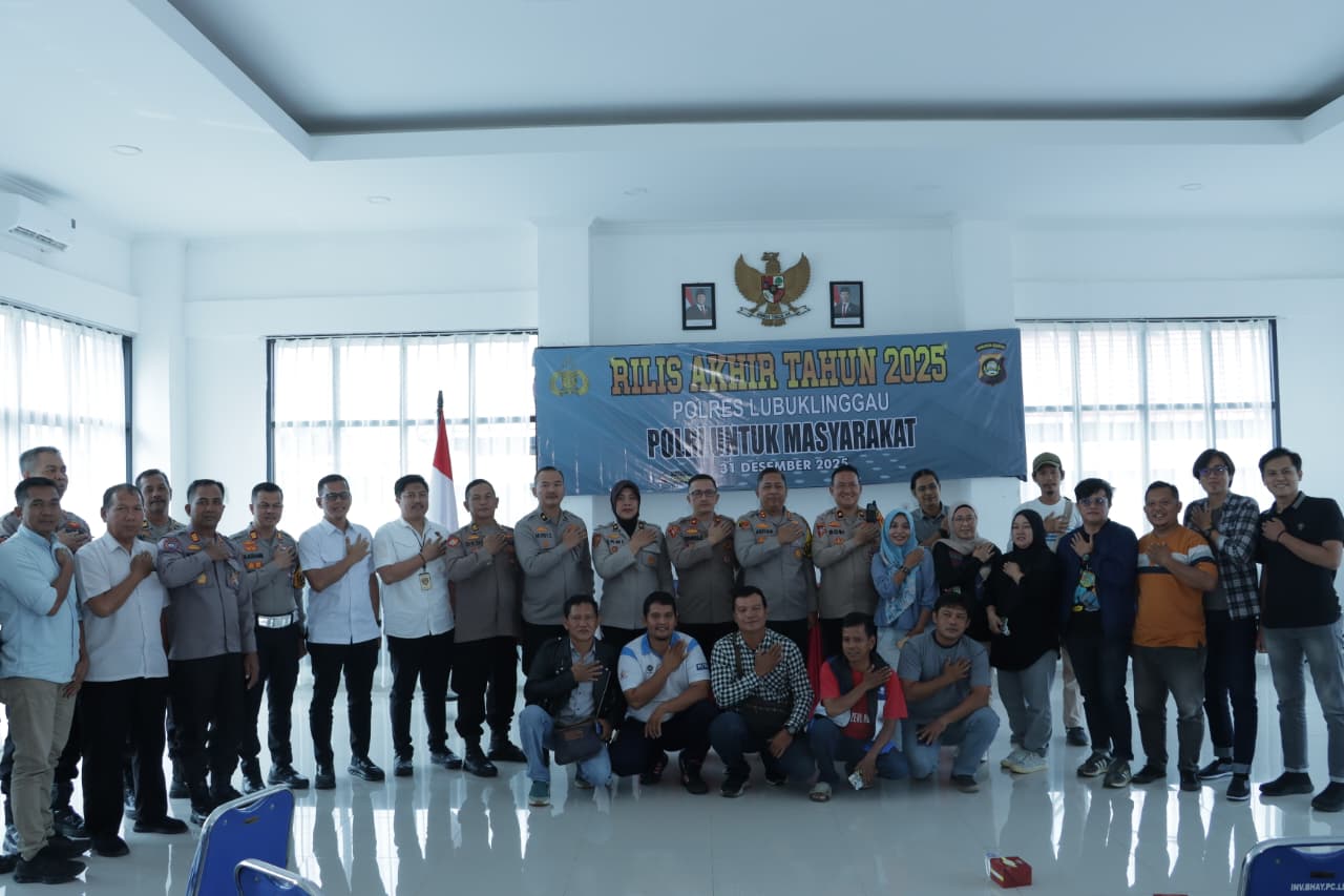 Polri untuk Masyarakat: Polres Lubuklinggau Paparkan Capaian dan Evaluasi Kinerja 2025