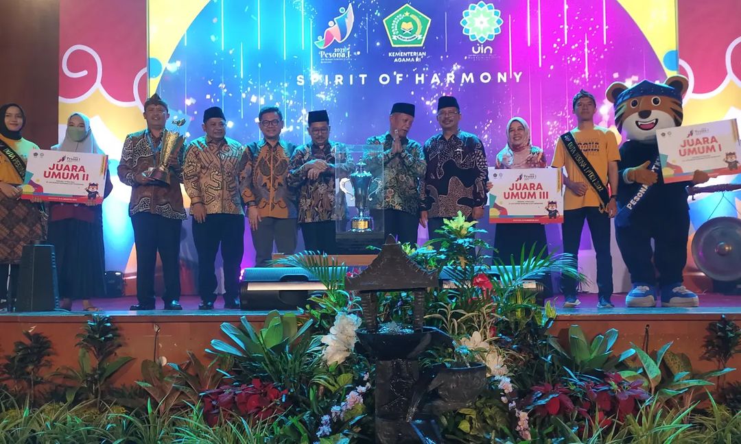 UIN Raden Fatah Juara Umum 3 PESONA 1 di Bandung