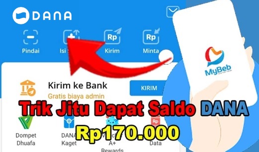 Cuma Like dan Komentar, Saldo DANA Rp170.000 Masuk ke Kocekmu