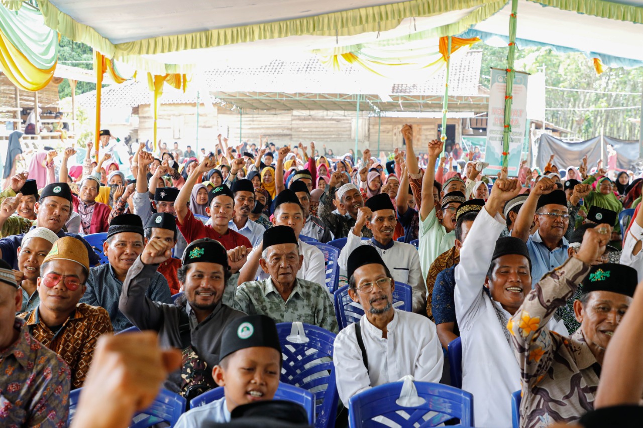 Ribuan Alumni Santri dan Ulama di Muara Enim Berharap Ganjar Mampu Tuntaskan Kemiskinan 