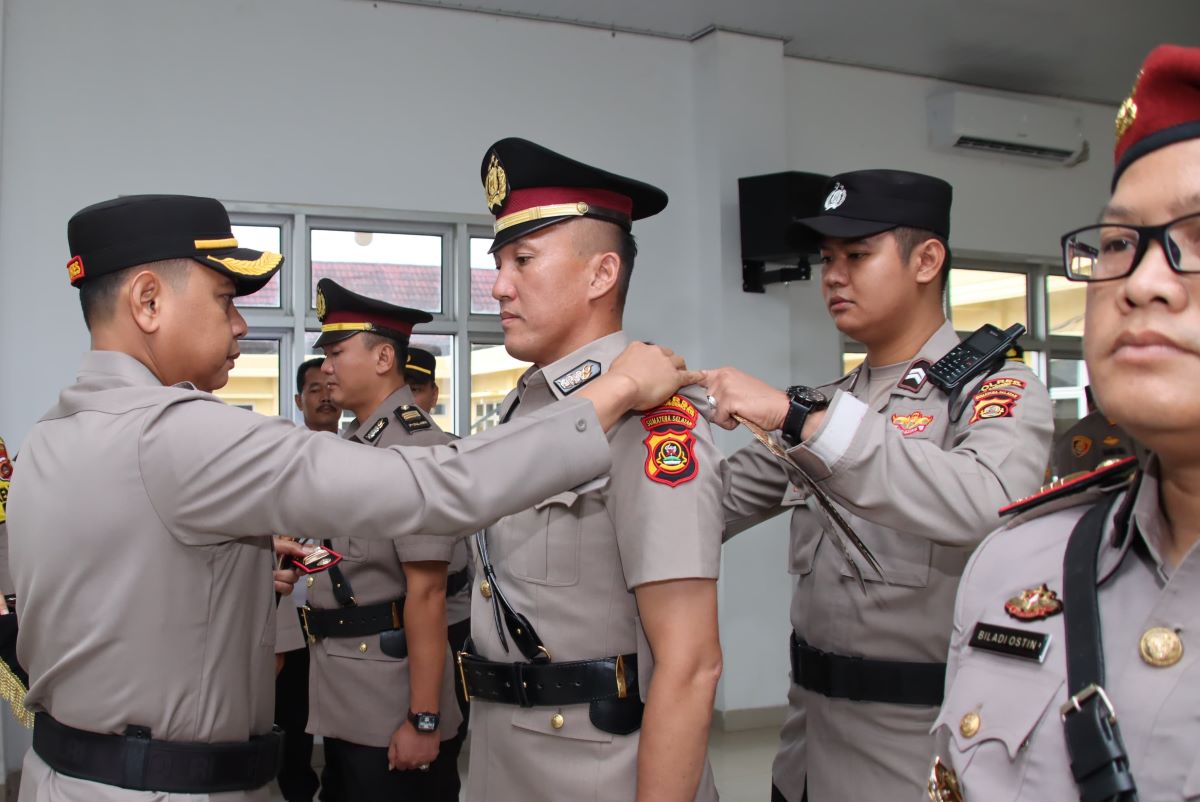 3 Kasat Baru di Polres OKI Serah Terima Jabatan, Ini Pesan AKBP Hendrawan Susanto