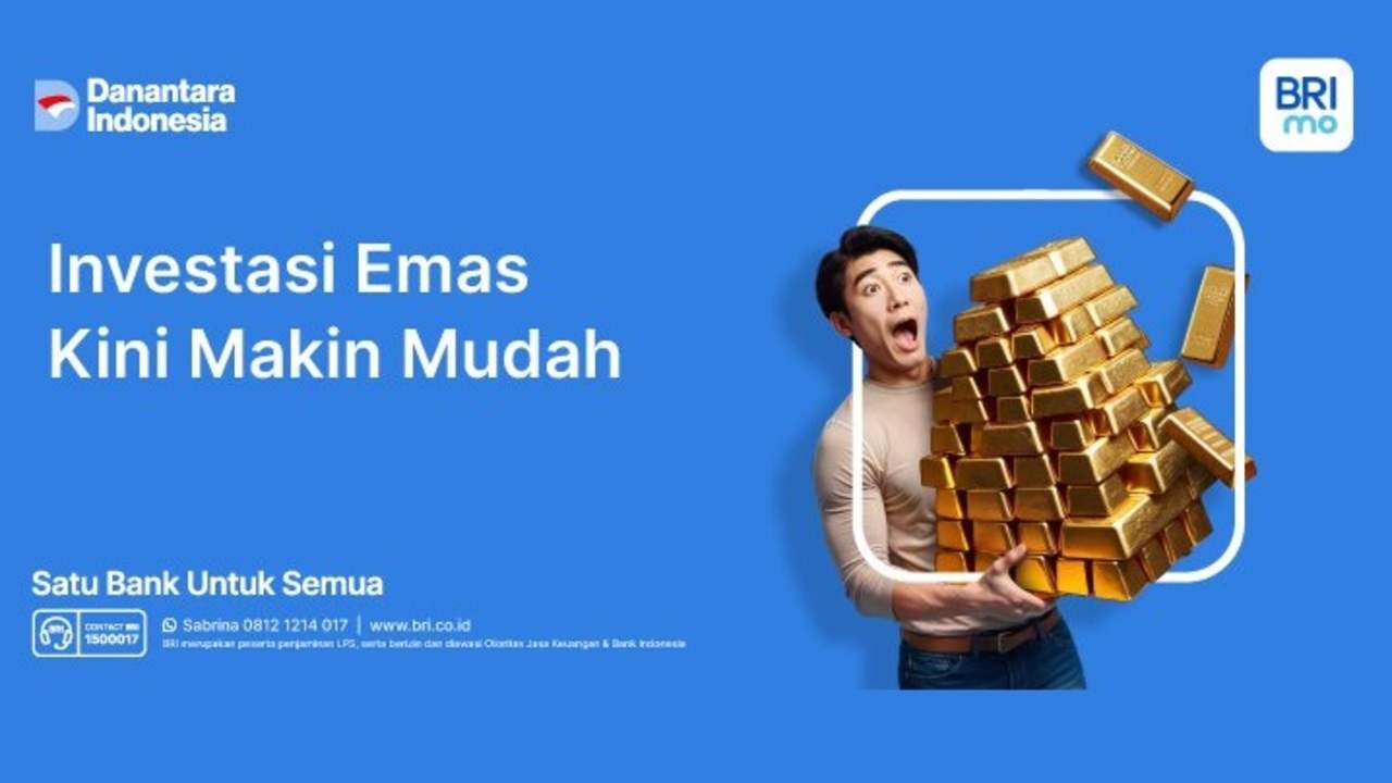 Investasi Emas Kini Makin Mudah dan Terjangkau, Cukup Lewat BRImo!