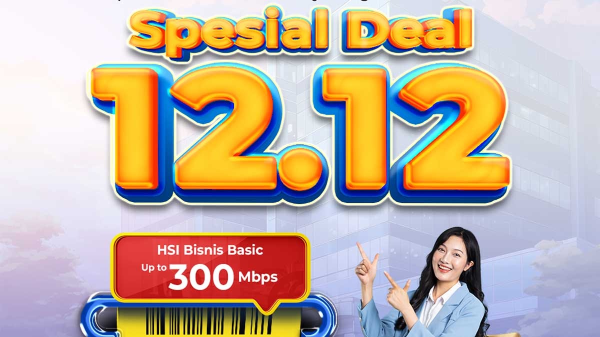 Promo Spesial Harbolnas 12.12, Telkom Tawarkan Diskon 7 Persen Berlangganan Indibiz untuk UKM