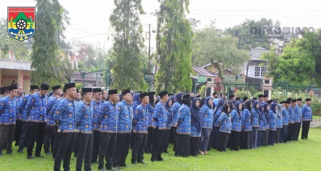 Wako Lubuk Linggau Pimpin Apel Bulanan, Tegaskan Bakal Dilaksanakan Bergantian Disetiap Kecamatan  ‎