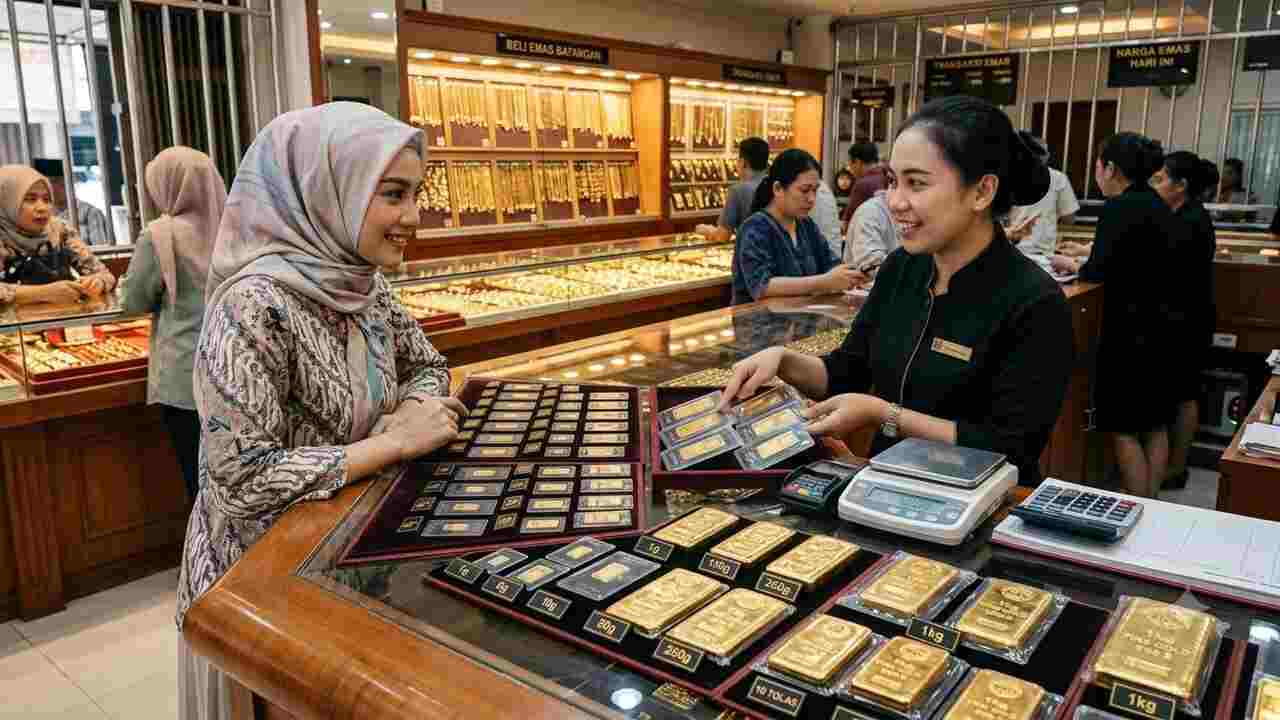 Harga Emas Pegadaian 23 Juli 2026 Kompak Naik, Antam 1 Gram Tembus Rp2,7 Juta
