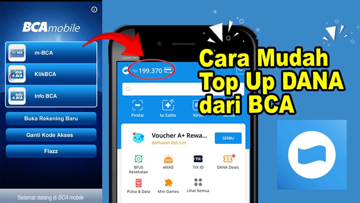 Tanpa Ribet! Ini Cara Praktis Top-Up DANA dari BCA  via ATM dan M-Banking, Prosesnya Mudah