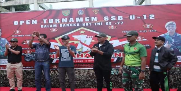 Yudha Hadiri Penutupan Open Turnamen Sepakbola Cailendra Cup