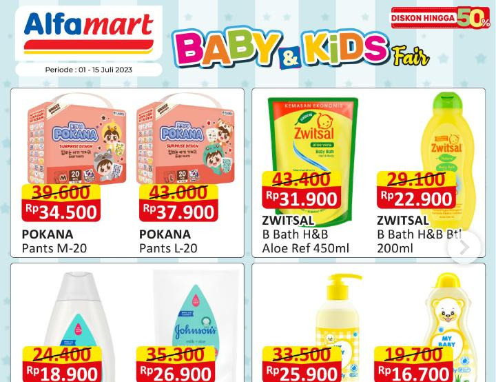 Katalog Promo Alfamart Khusus Perlengkapan Bayi, Pakai Gopay Lebih