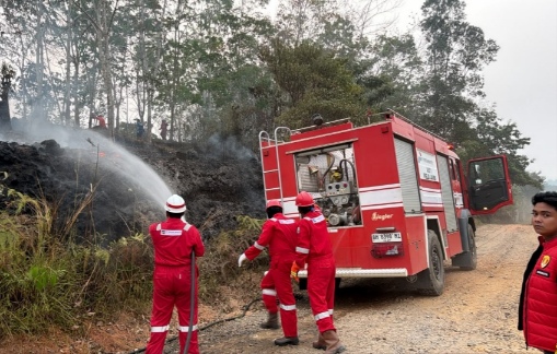 Pertamina EP Bantu Padamkan Lima Titik Kebakaran Lahan di Jambi