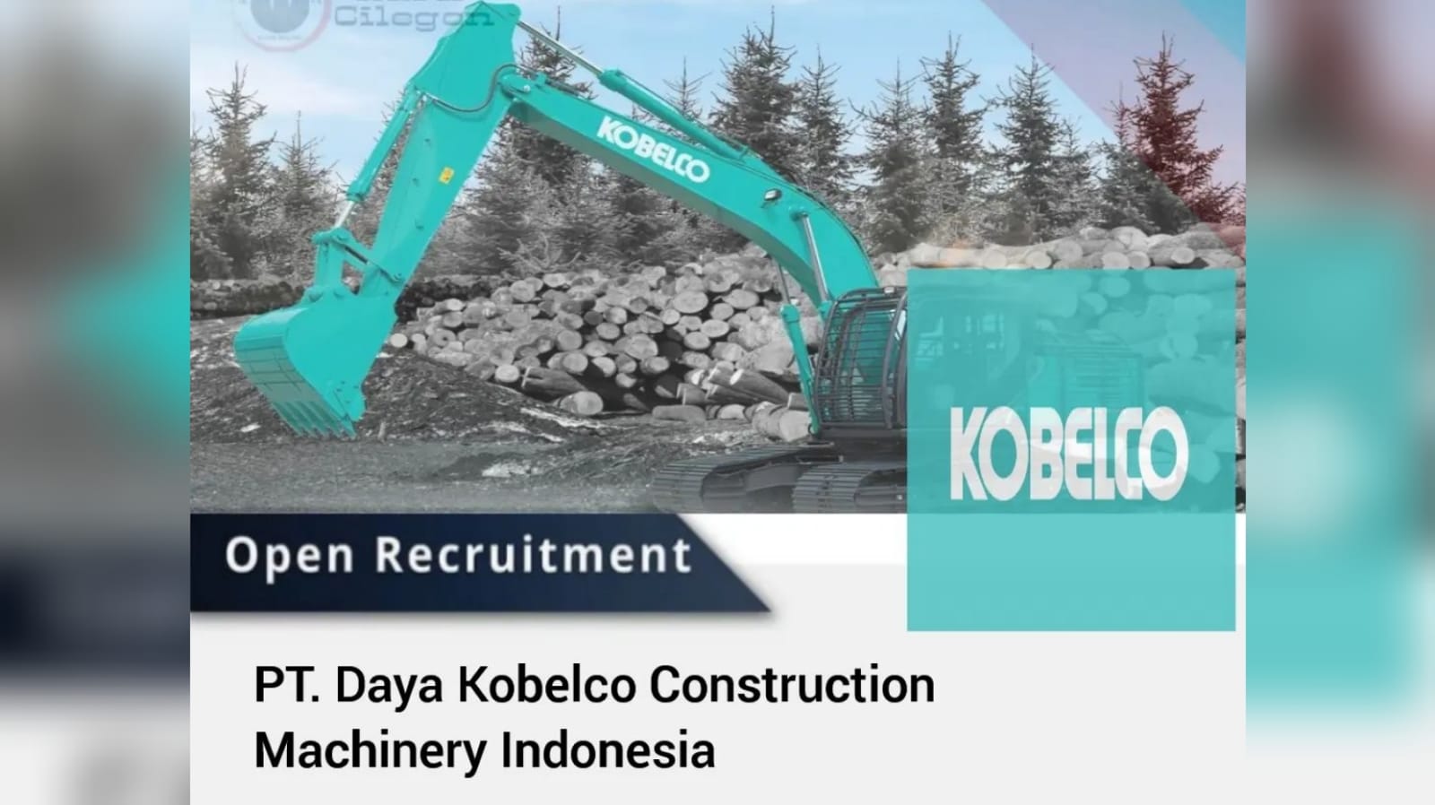 PT Daya Kobelco Construction Machinery Indonesia Buka Lowongan Kerja Terbaru Lulusan D3 dan S1, Ini Posisinya