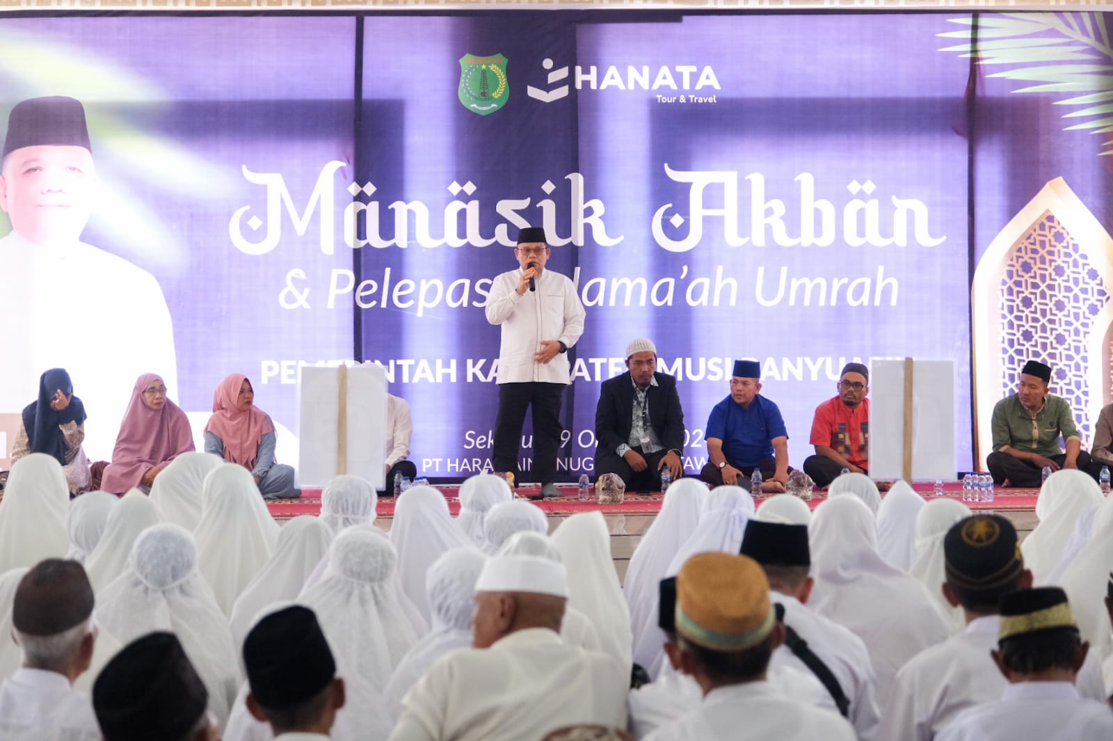 Dibiayai Oleh Pemkab Muba Secara Gratis, Ratusan Jemaah Umroh Siap Beribadah ke Tanah Suci