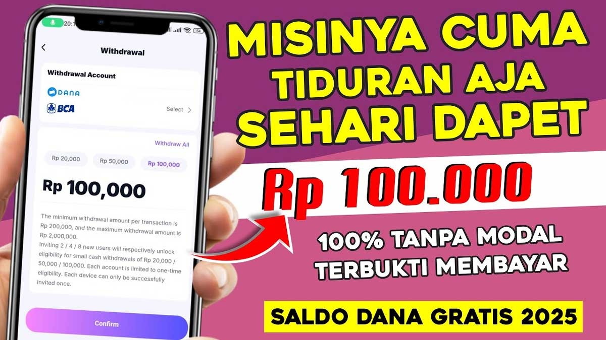 Ingin Saldo DANA Rp300 Ribu dalam 1 Jam? Begini Cara Mudahnya di Aplikasi Penghasil Uang 2025!