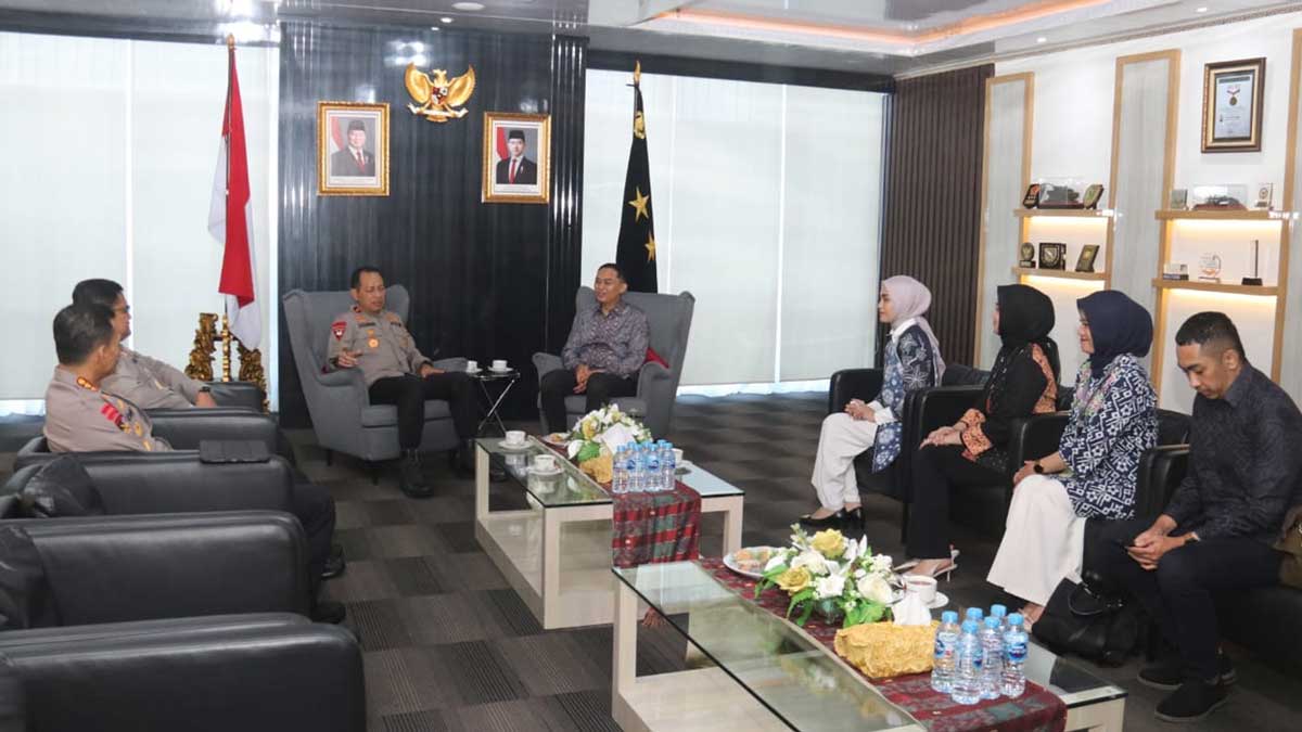 Wakapolda Sumsel Sambut Audiensi Garuda Indonesia, Bahas Sinergi Keamanan Penerbangan
