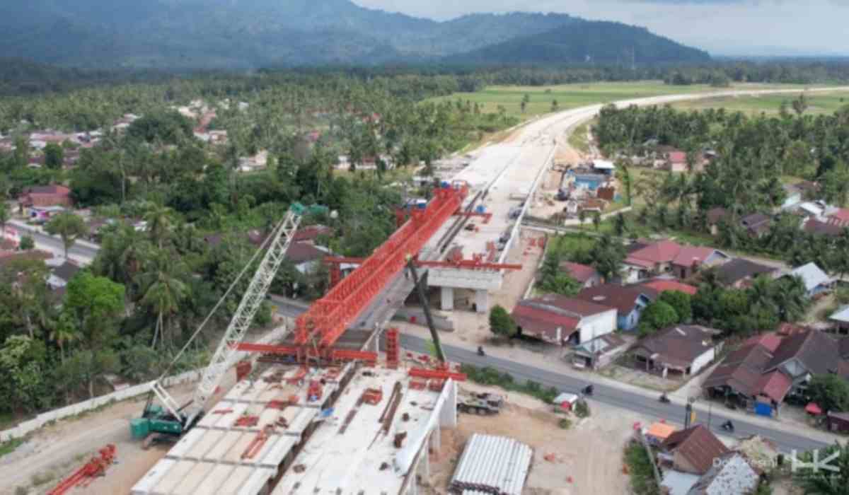 Jalan Tol Trans Sumatera Ruas Pacin Dikebut, Ditarget Fungsional Juli 2024