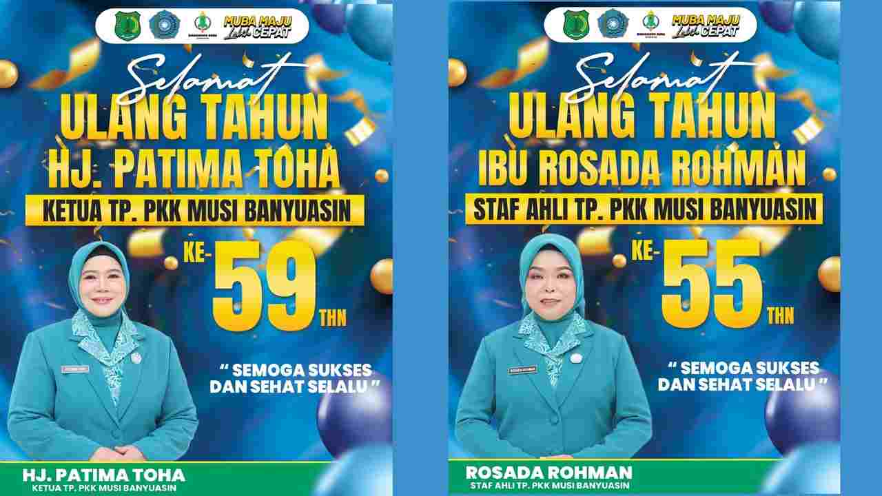 Dua Srikandi Muba Ini Rayakan HUT di Tanggal yang Sama, Jadi Momen Penuh Kebahagiaan