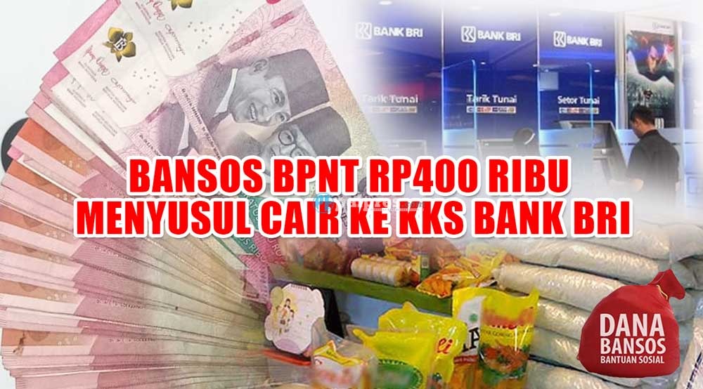 KPM Berbahagia, Bansos BPNT Rp400 Ribu Menyusul Cair ke KKS Bank BRI, Cek Saldomu Sekarang 