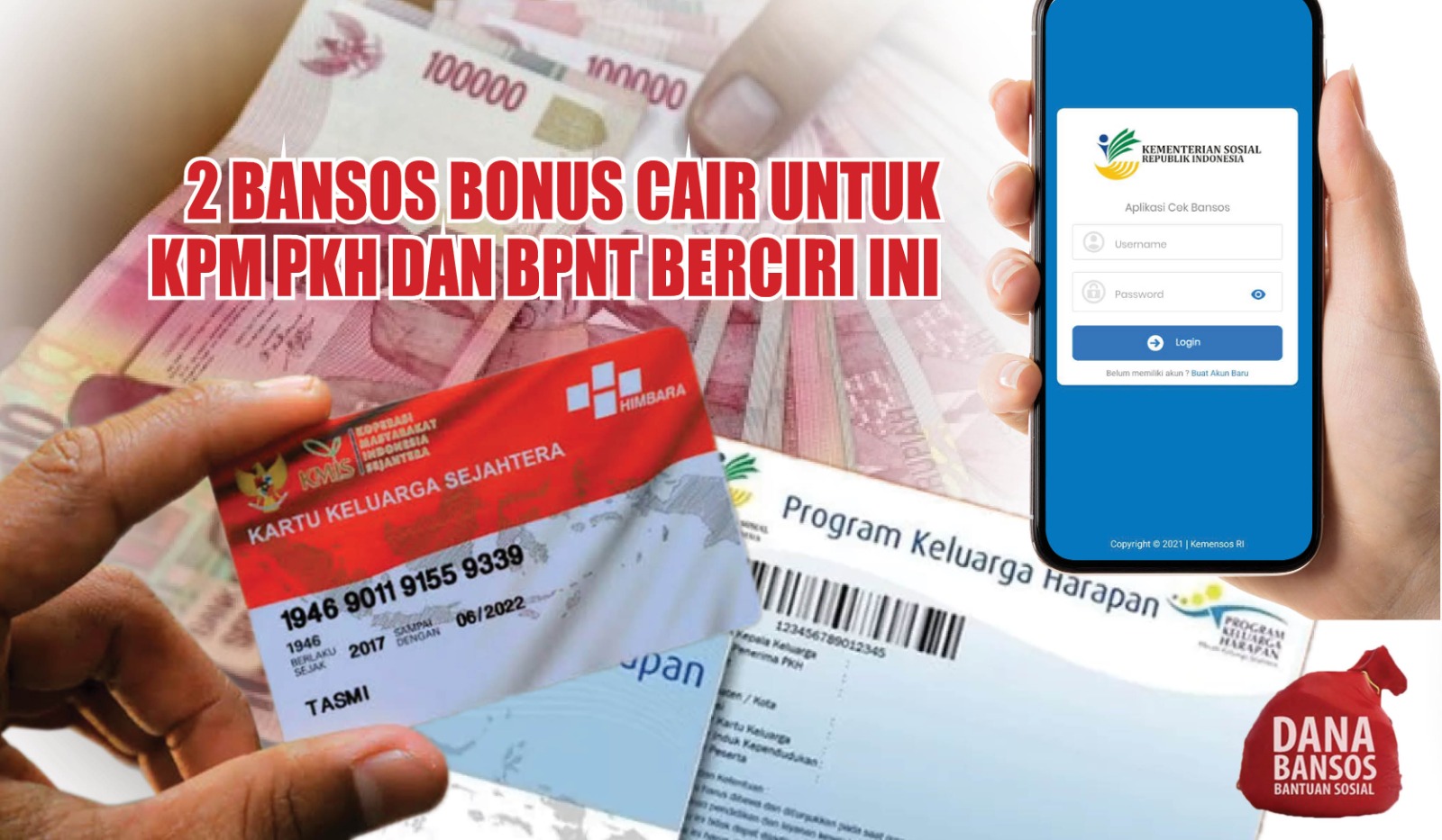 Berkah Akhir Bulan, 2 Bansos Bonus Cair untuk KPM PKH dan BPNT Berciri Ini