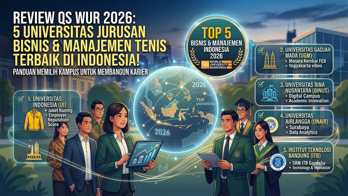 Melesat! BINUS Kini Sejajar dengan Kampus Negeri dalam Peringkat Bisnis Terbaik Dunia 2026