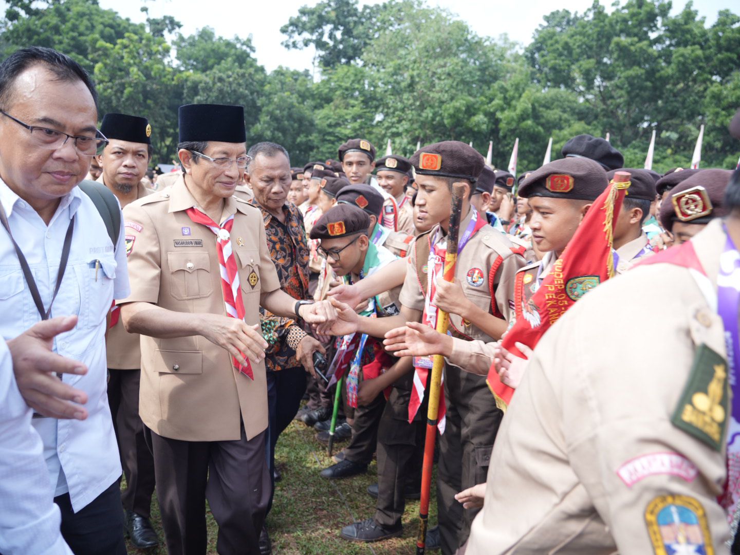 Buka KPMN 2024, Menag Siap Kembangkan Gerakan Kepramukaan Madrasah