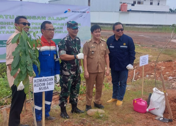 Tanam 1.500 Pohon di Wilayah Kerja, Komitmen Field Ramba Dukung Program Dekarbonisasi