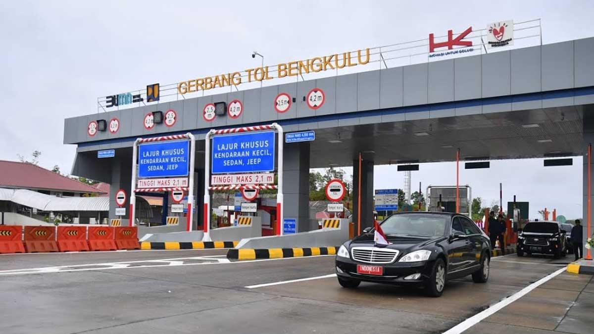 SEGERA BERLAKU! Tarif Baru Tol Bengkulu - Taba Penanjung, Segini Besarannya