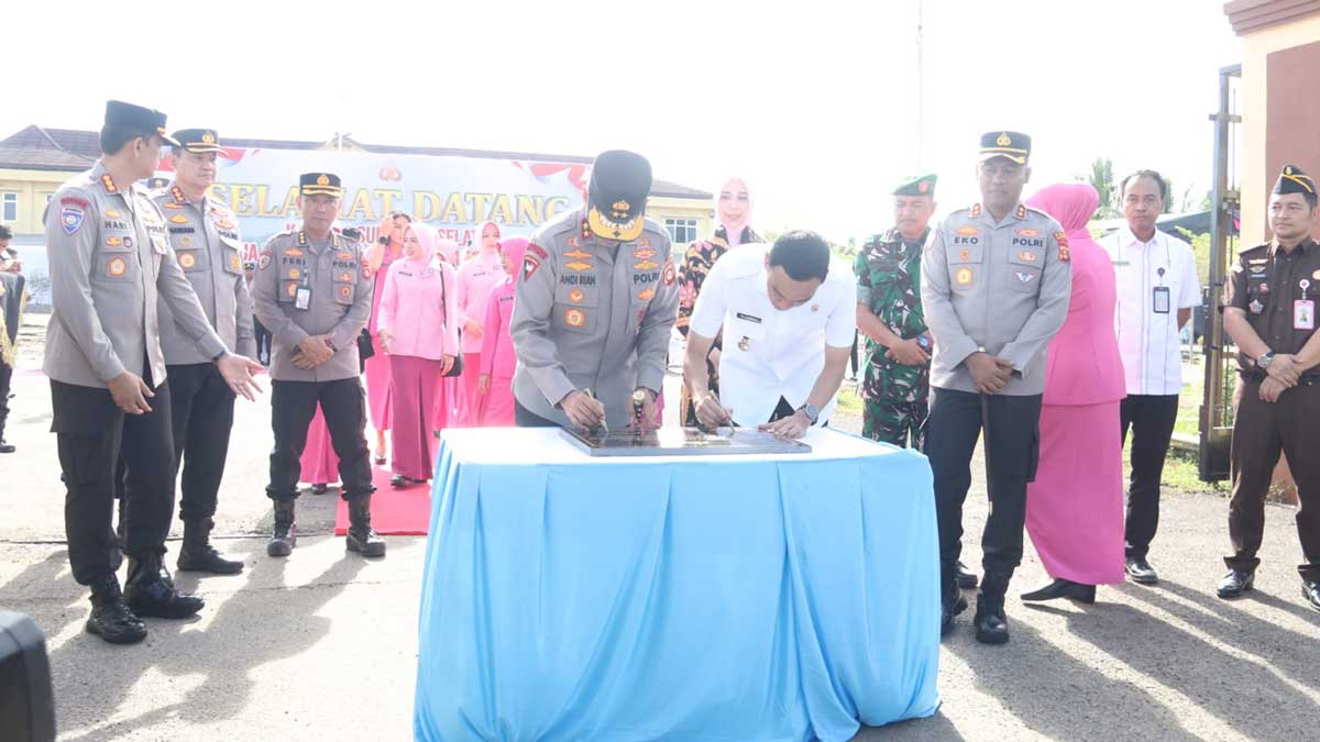 Polda Sumsel Terus Berbenah, Kapolda Resmikan Sarana Pelayanan di Polres OKI